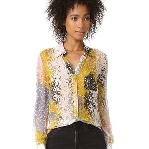 ❤️❤️HOST PICK ❤️❤️Diane Von Furstenberg pink Carter blouse